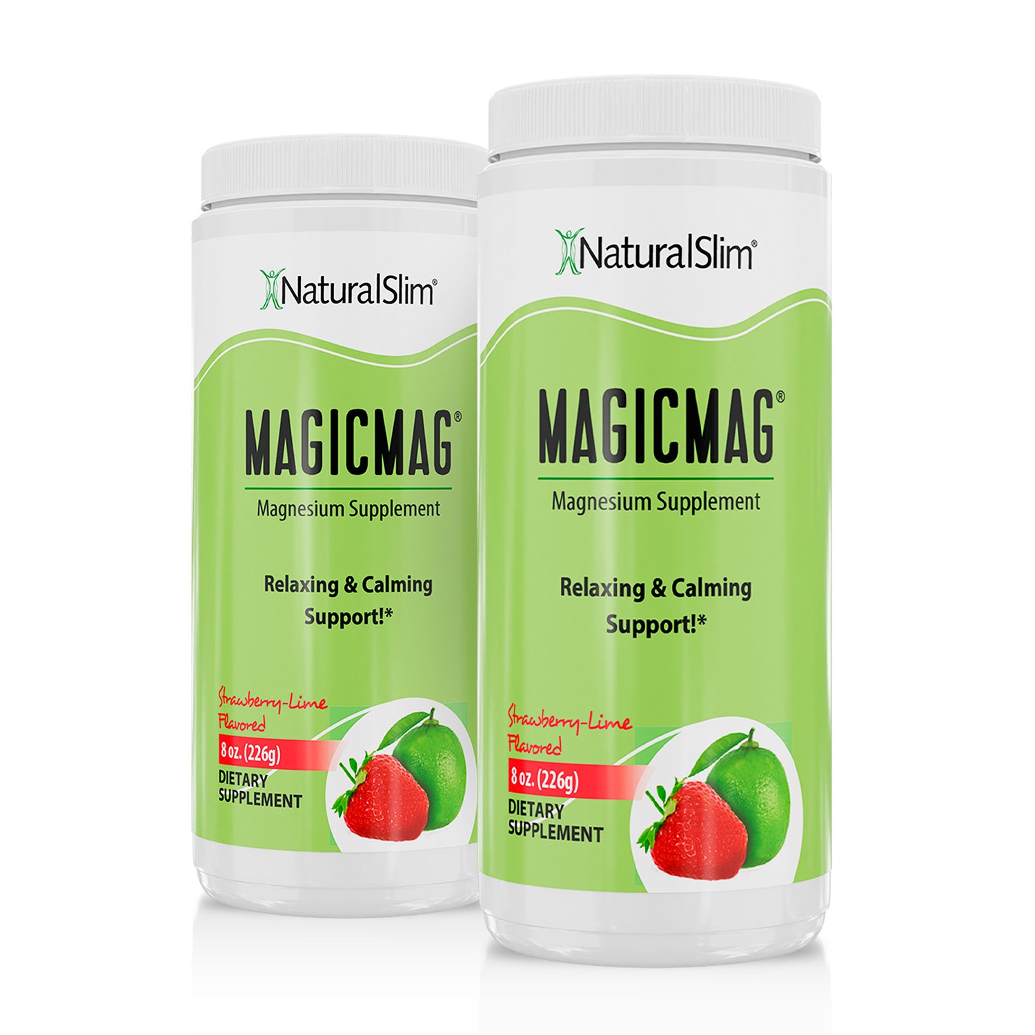 MAGICMAG® Strawberry-Lime | Magnesium Supplement | Relaxing and Calming Support
