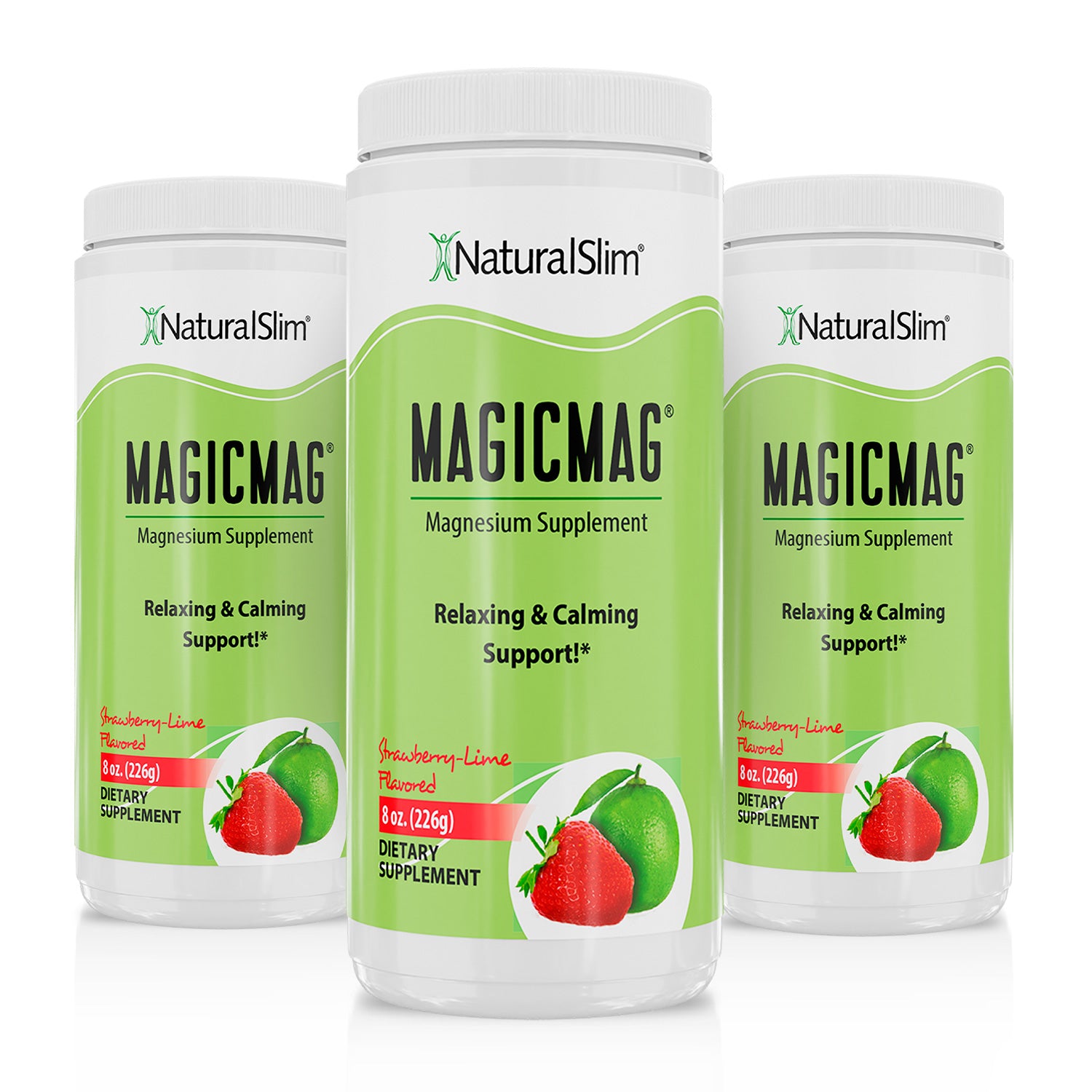 MAGICMAG Strawberry-Lime | Magnesium Supplement | Relaxing and Calming Support - product detail