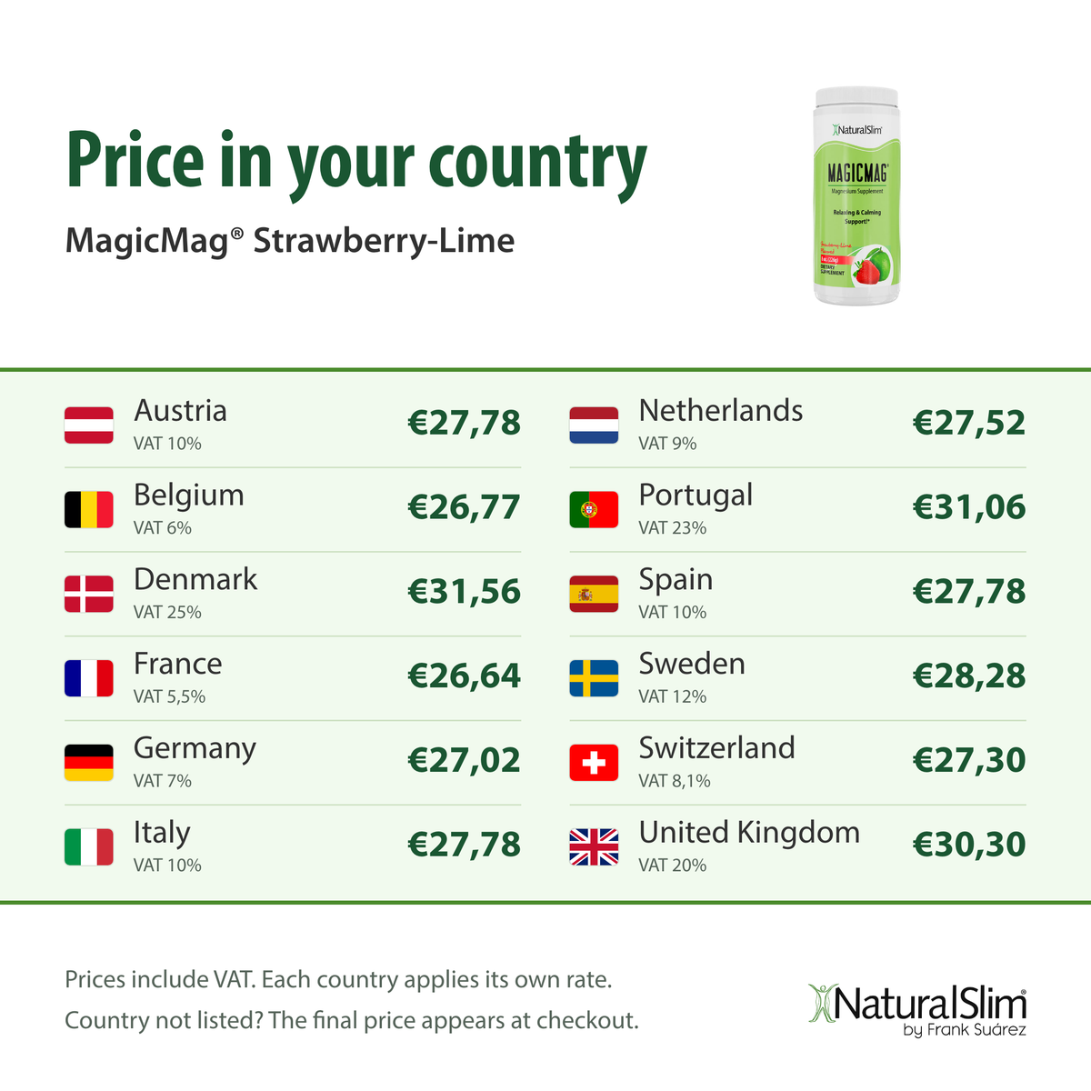 Price in your country: MagicMag® Strawberry-Lime