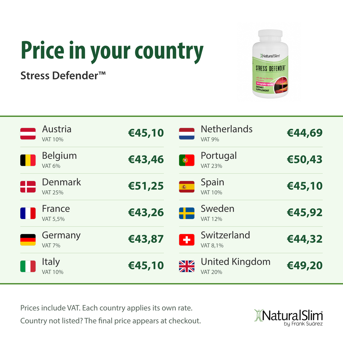 Price in your country: Stress Defender™