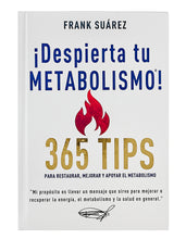 Load image into Gallery viewer, NEW Book: Awaken Your Metabolism! 365 Tips to Restore, Improve, and Support Metabolism (SPANISH)
