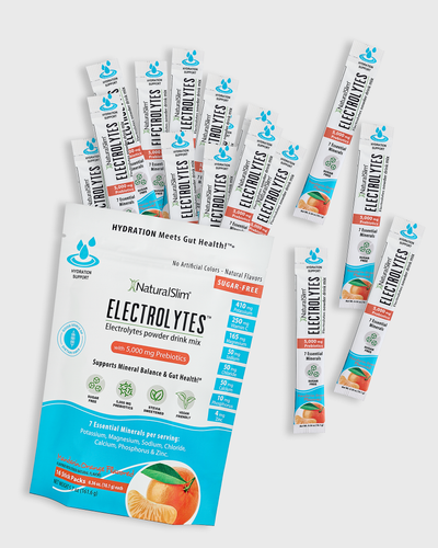 NaturalSlim Electrolytes Mandarin Orange - product lifestyle image