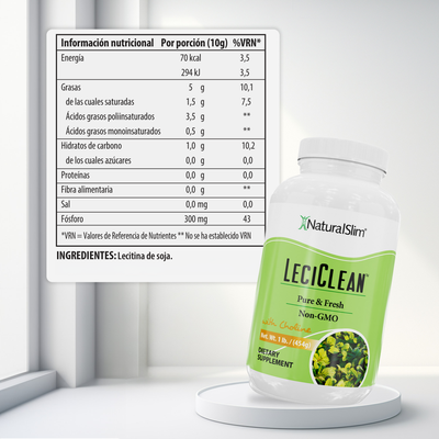 LeciClean información nutricional