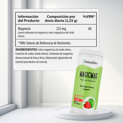 MagicMag Fresa-Lima información nutricional