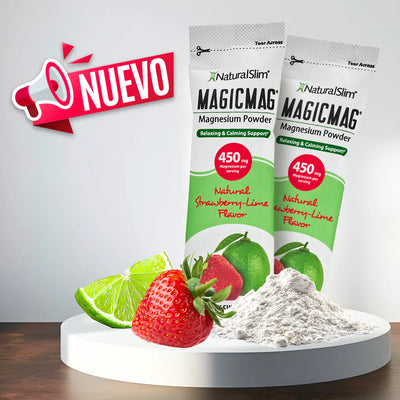 MAGICMAG® Stick Packs | Travel | Strawberry-Lime | Magnesium Citrate Supplement