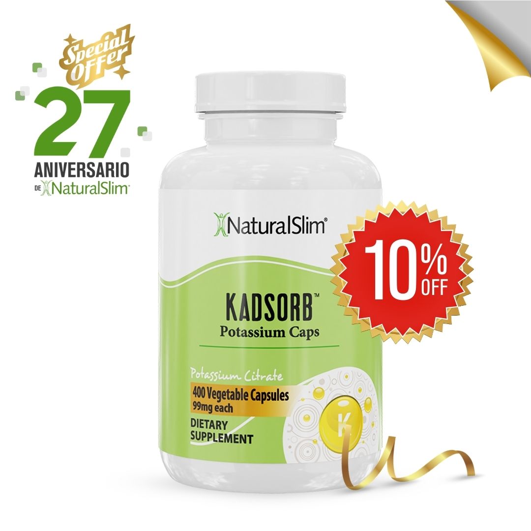KADSORB™ Potassium Caps- 400 capsules | Citrato de Potasio