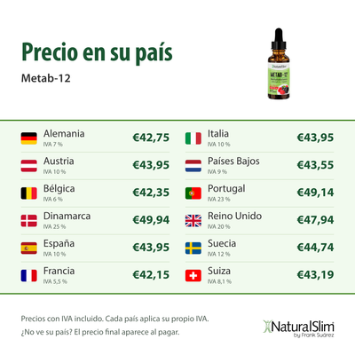 Precio en su país: Metab-12