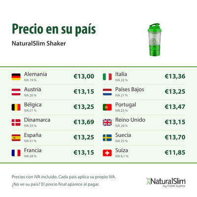 Precio en su país: NaturalSlim Shaker